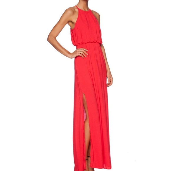 Bella Luxx Dresses & Skirts - BELLA LUXX Pink/Red Maxi Column Tank Dress
